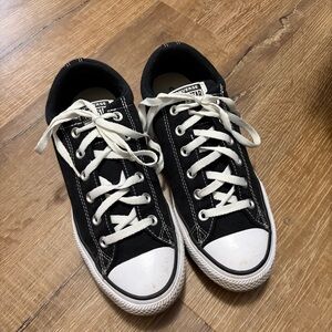 Converse Monochrome Lace-Up Sneakers